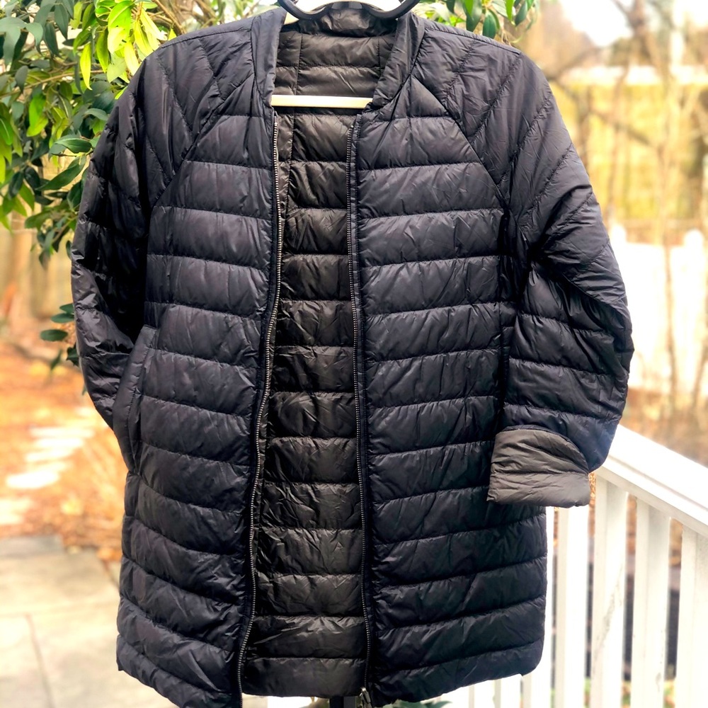 ATHLETA REVERSAWARM REVERSIBLE DOWN COAT - Picture 2 of 15